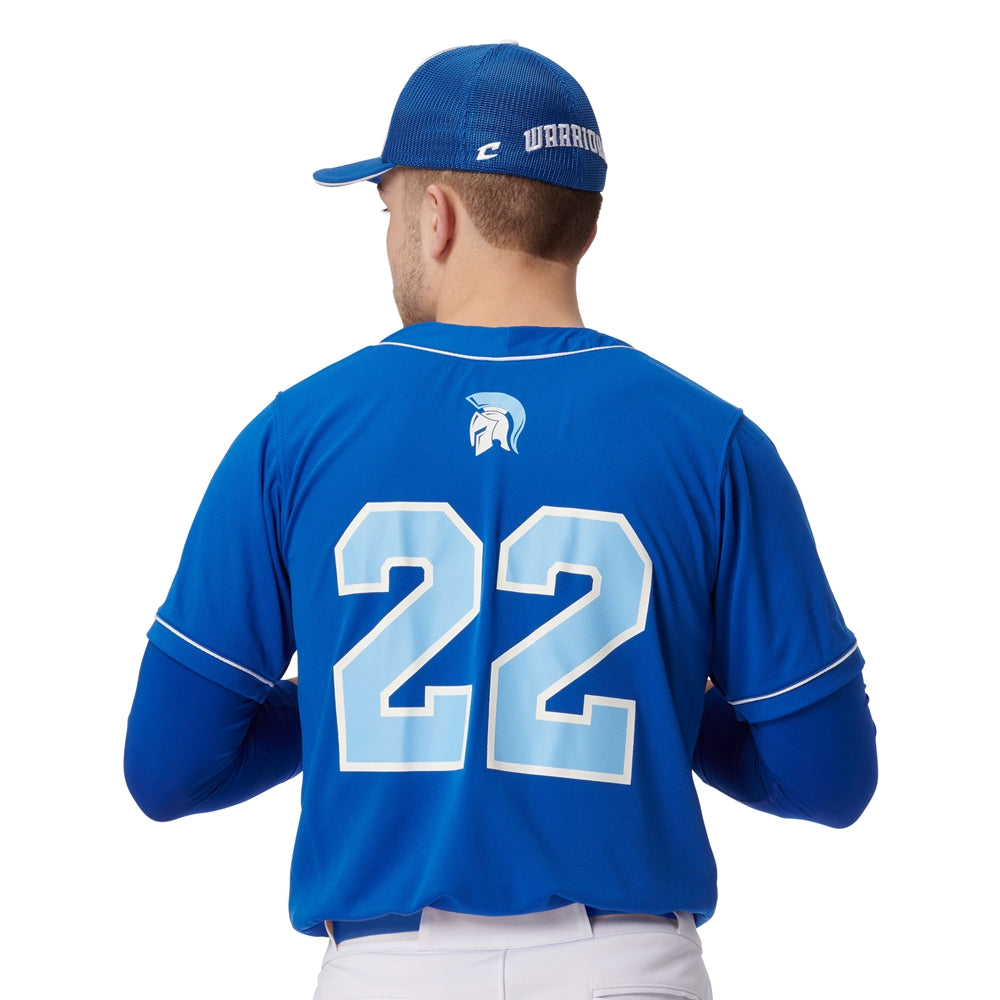 Champro YOUTH HEATER 2-Bttn Piped Baseball Jersey