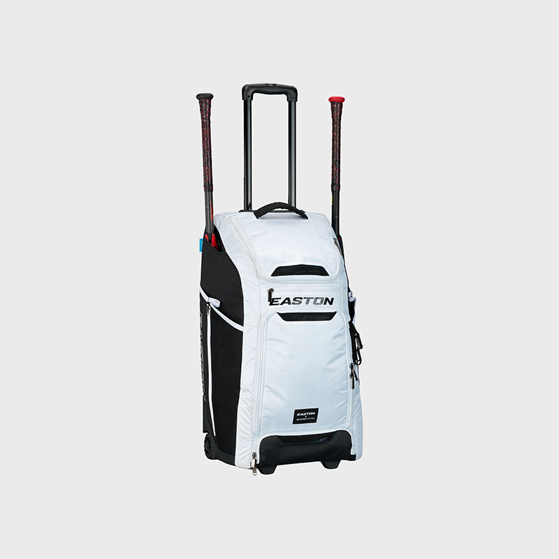 Easton Jen Schro Fastpitch Catcher's Wheeled Bag | White | N/A Easton Jen Schro Fastpitch Catcher's Wheeled Bag | White | N/A