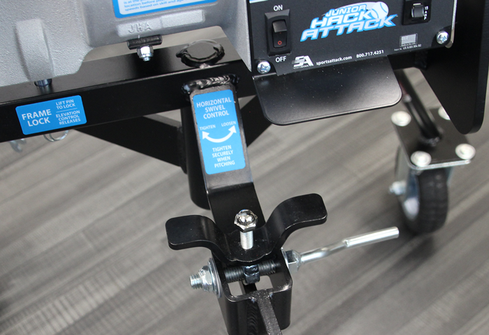 Junior Hack Attack Softball Pitching Machine