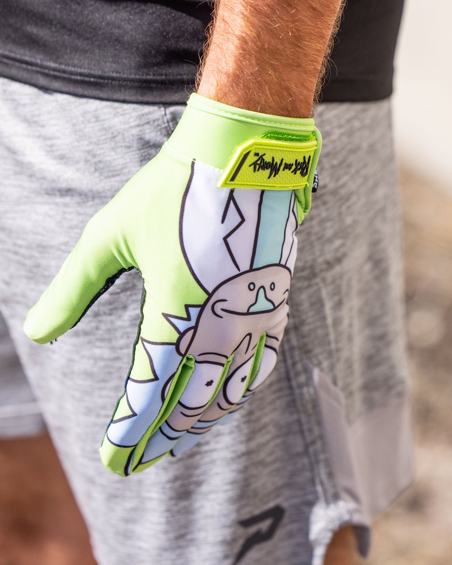 Rick and Morty Batting Gloves — Quantum Orbit by Phenom Elite