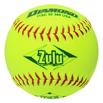 Diamond 11SC 52 300 USA Zulu 12" Slowpitch Softballs (Dozen)