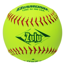 Diamond 12SC 52 300 USA Zulu 12" Slowpitch Softballs (Dozen)