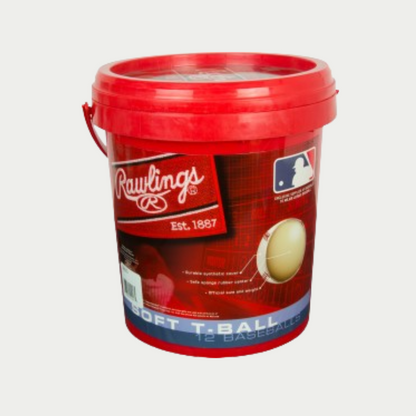 Rawlings 1 Gallon T-Ball-Bucket Combo - Includes 12 TVB