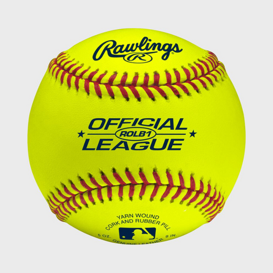 Rawlings ROLB1Y Office League Game Softball - Yellow Cover