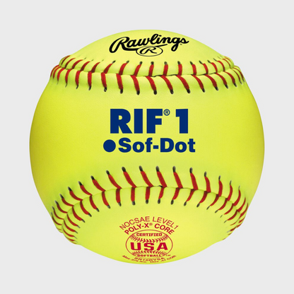 Rawlings SR10RYSA 10" RIF 1 Sof-Dot ASA Fastpitch Softballs