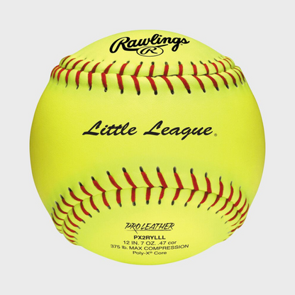 Rawlings PX2RYLLL Little League 12-Inch Pro Leather Softball