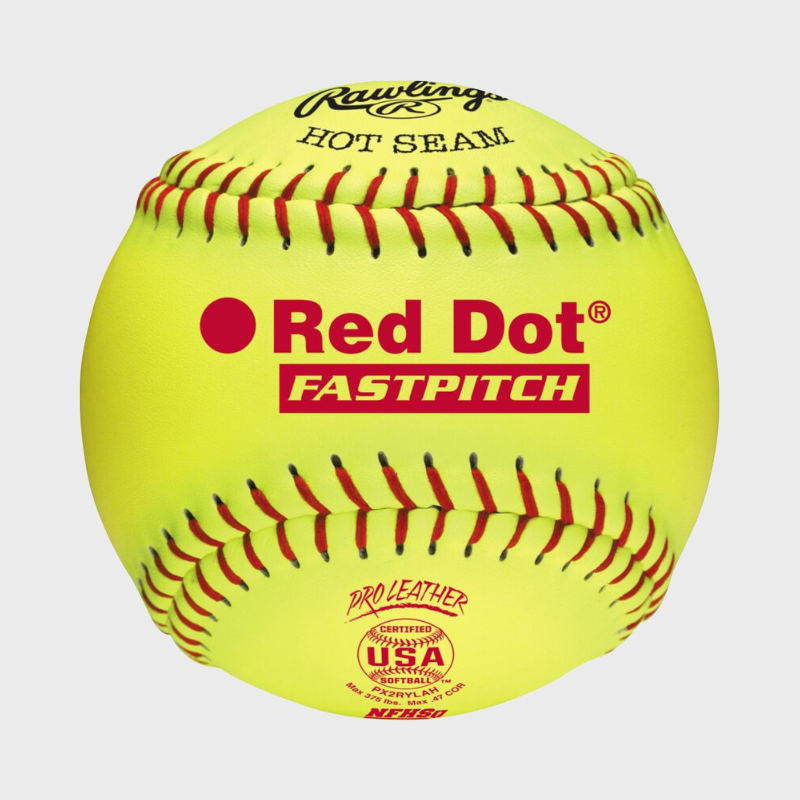 Rawlings Pro Leather Softball - Thumbnail 2