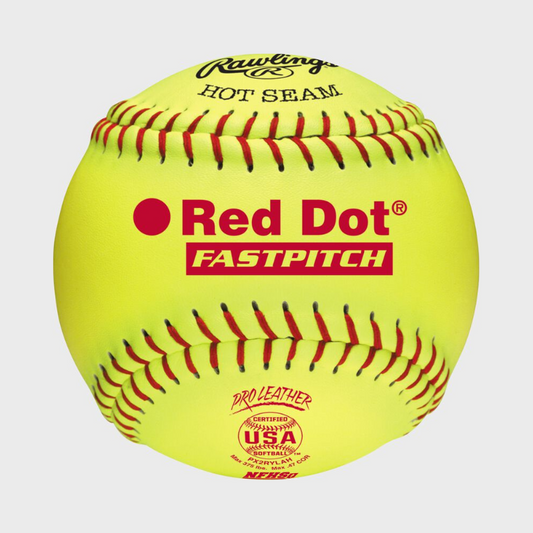 Rawlings PX2RYLAH 12-Inch Pro Leather Red Dot USA/NFHS Softball