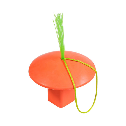 Champro Base Plug Optic Orange w/Neon Green Tassel
