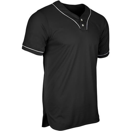 Champro ADULT HEATER 2-Bttn Piped Baseball Jersey