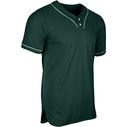 Champro ADULT HEATER 2-Bttn Piped Baseball Jersey