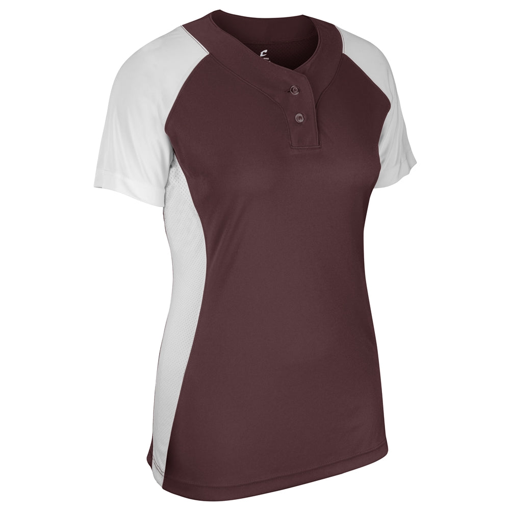 Champro Girls Infinite 2-Button SS Jersey