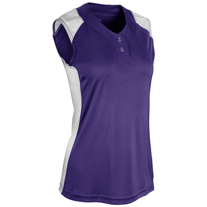 Champro Women's Infinite 2-Button Sleeveless Jersey