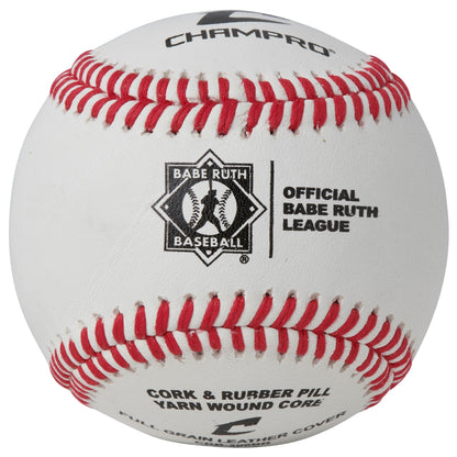 Champro Babe Ruth League CBB-200BR Raised Seam Baseballs (Dozen)