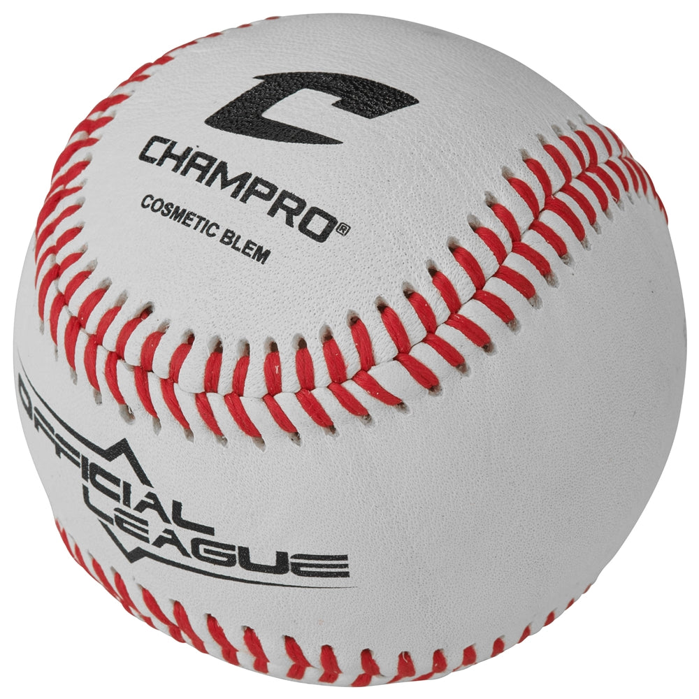 Champro CBB-200D Official League Leather Cosmetic Blem Baseball (Dozen)