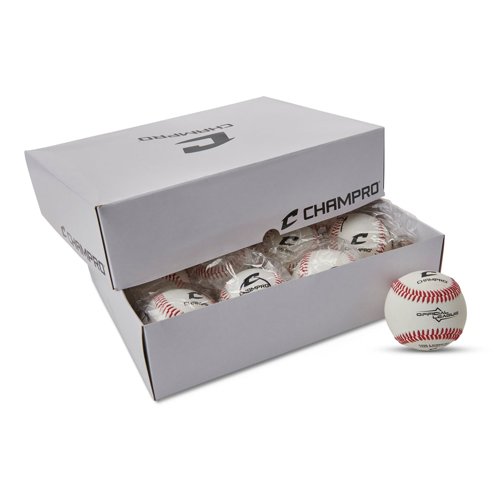 Champro CBB-200 Official League Cushion Cork Core Game Baseballs (Dozen)