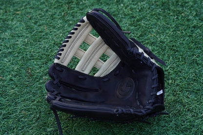 12.50" Outfield H-Web Grace Glove - Black/Blonde - Left Hand Throw