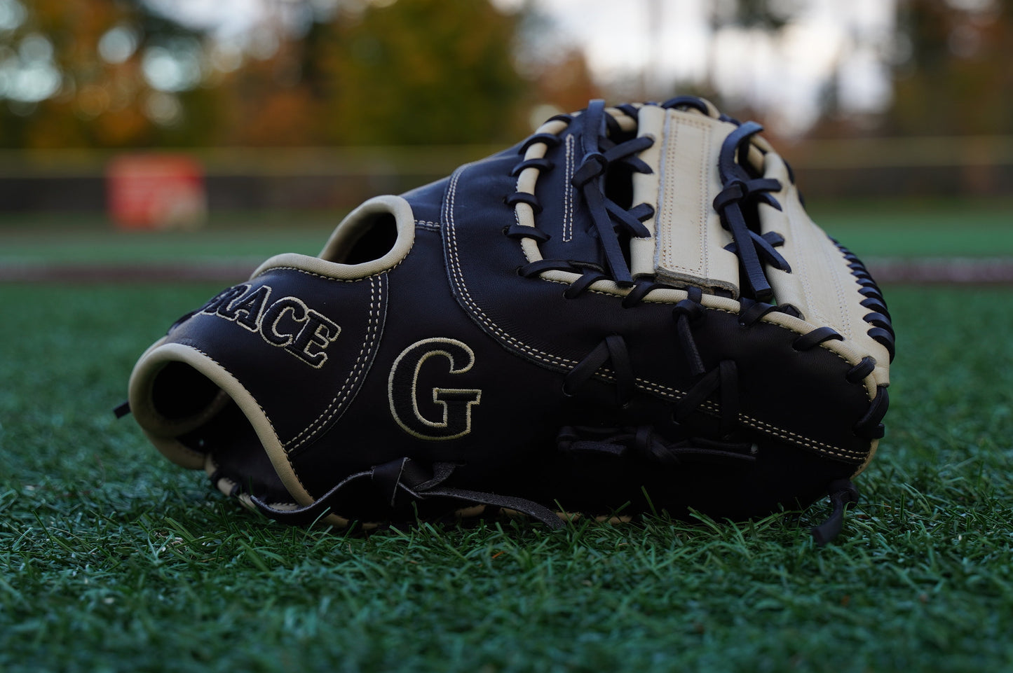 12.75" Dual-X Web First Base Grace Glove - Black/Blonde