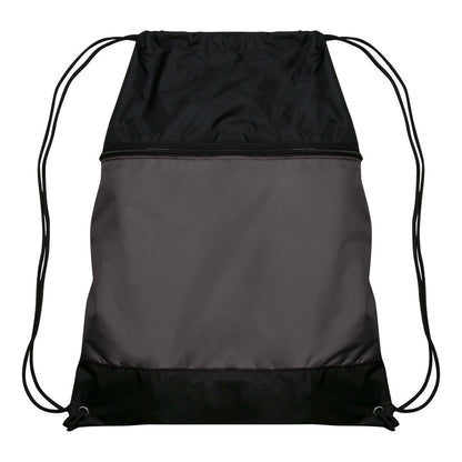 Champro Drawstring Bag w/Zipper Pocket