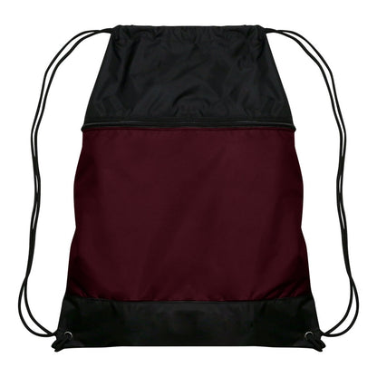 Champro Drawstring Bag w/Zipper Pocket