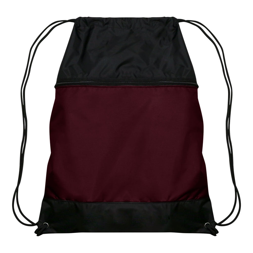 Champro Drawstring Bag w/Zipper Pocket