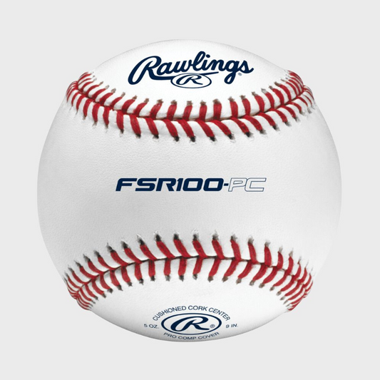 Rawlings FSR100-PC Flat Seam High School Pro Comp Cover Practice Baseball