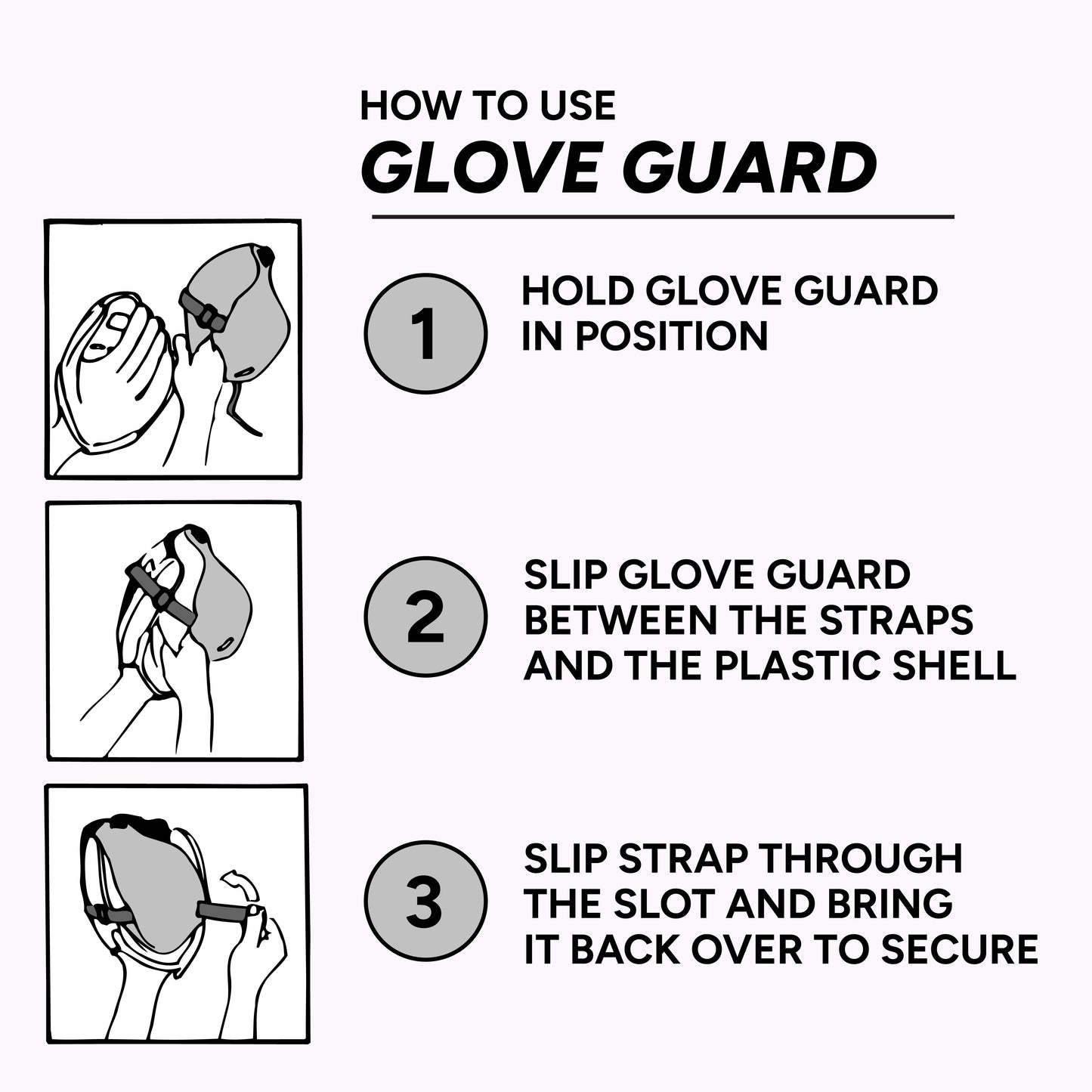 Markwort Baseball Glove Guard - Gloves up to 12"