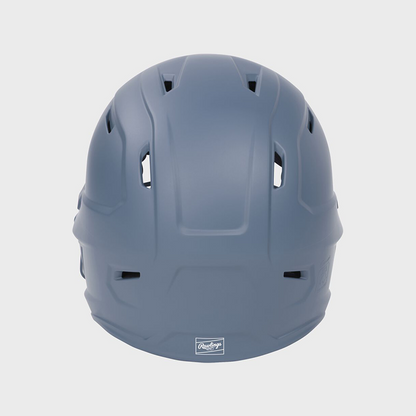 Rawlings Mach Hi-Viz  Matte 1-Tone Batting Helmet With Attached Viz Guard