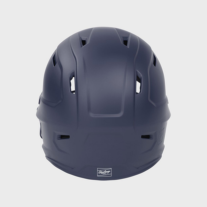 Rawlings Mach Hi-Viz  Matte 1-Tone Batting Helmet With Attached Viz Guard