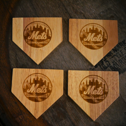New York Mets Dugout Mug® | Wood Coaster