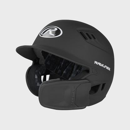 Rawlings R16 Matte 1-Tone Baseball Helmet With Reversible Extension