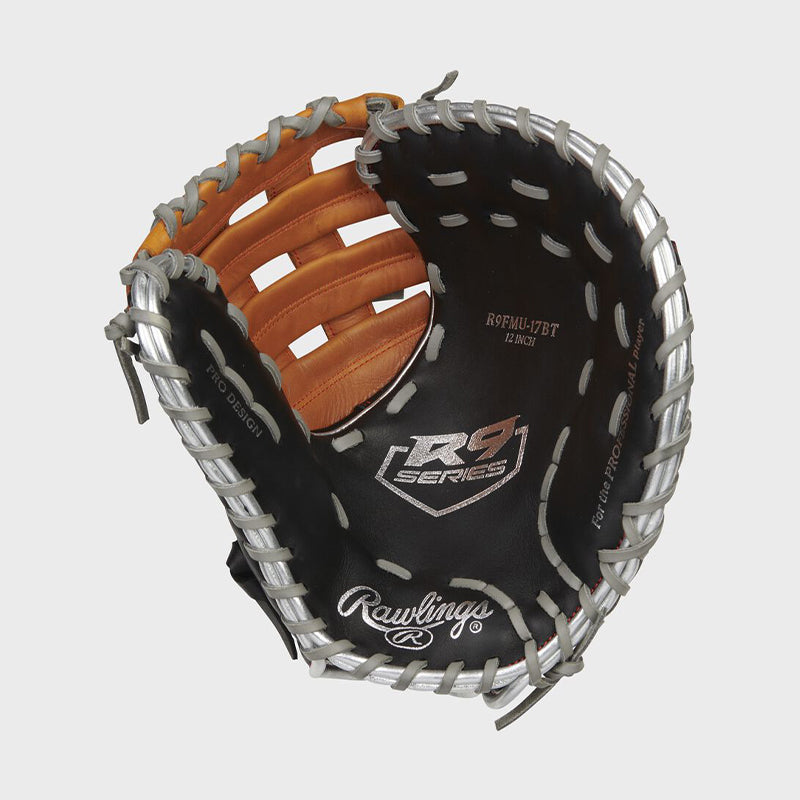 Rawlings R9 Baseball Contour Series First Base Mitt 12-Inch Baseball Glove