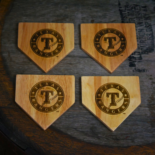 Texas Rangers Dugout Mug® | Wood Coaster