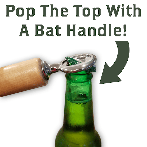 San Francisco Giants "SF" Season Opener™ | Baseball Bat Handle Bottle Opener