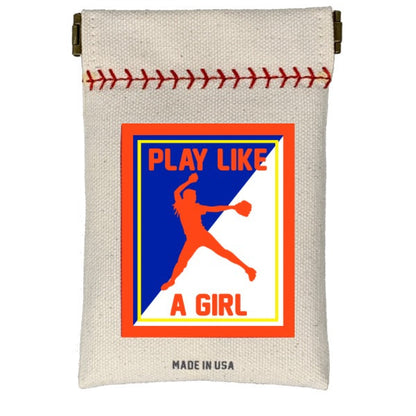 Play Like A Girl Softball Seed Sack