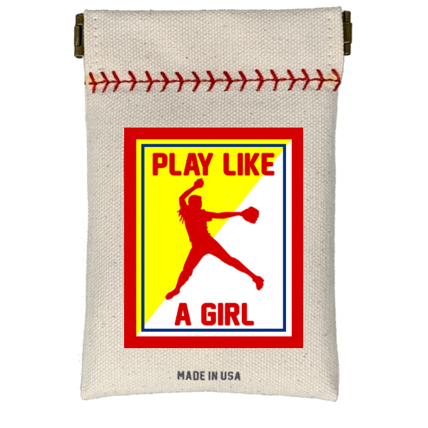 Play Like A Girl Softball Seed Sack