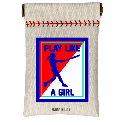 Play Like A Girl Softball Seed Sack