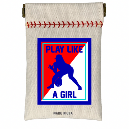 Play Like A Girl Softball Seed Sack