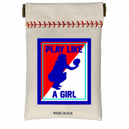 Play Like A Girl Softball Seed Sack