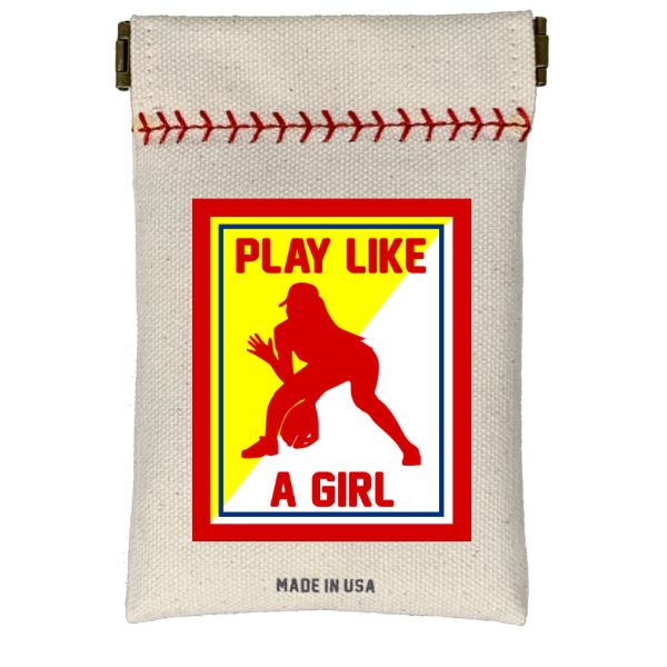 Play Like A Girl Softball Seed Sack