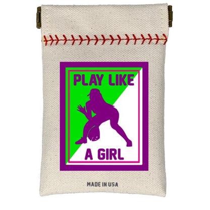 Play Like A Girl Softball Seed Sack