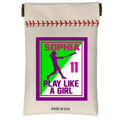 Play Like A Girl Softball Seed Sack