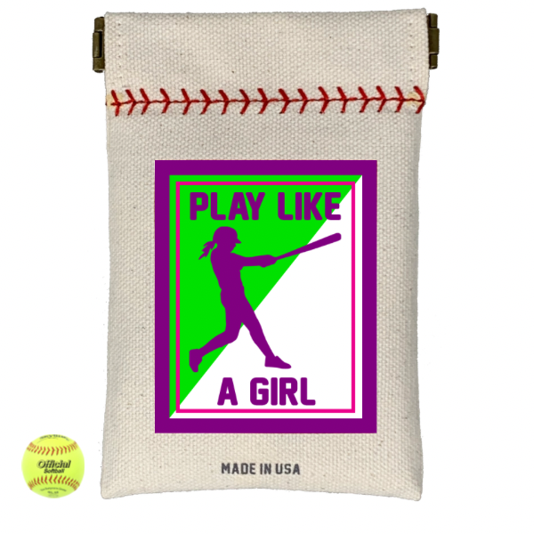Play Like A Girl Softball Seed Sack