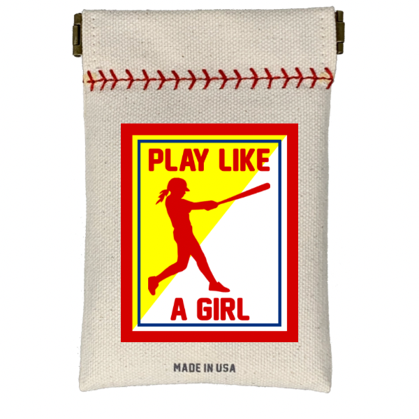 Play Like A Girl Softball Seed Sack