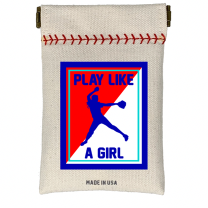 Play Like A Girl Softball Seed Sack