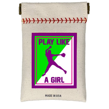 Play Like A Girl Softball Seed Sack