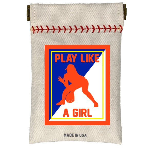Play Like A Girl Softball Seed Sack