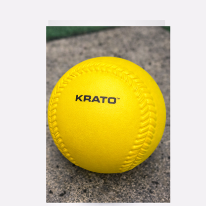 Pitching Machine Softballs -firm foam - 12"