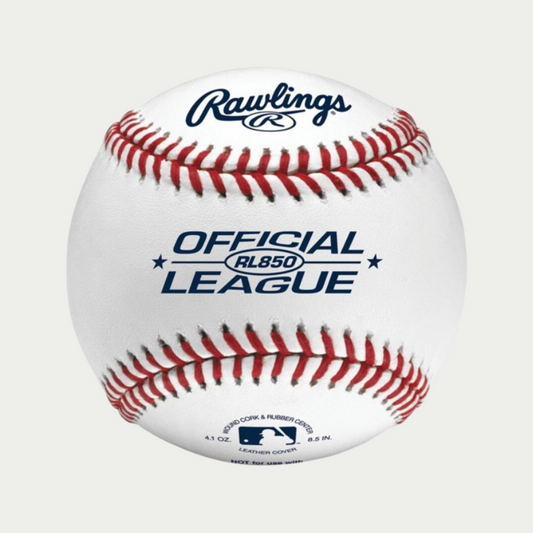 Rawlings RL850 Official League Leather 8.5-Inch Baseball