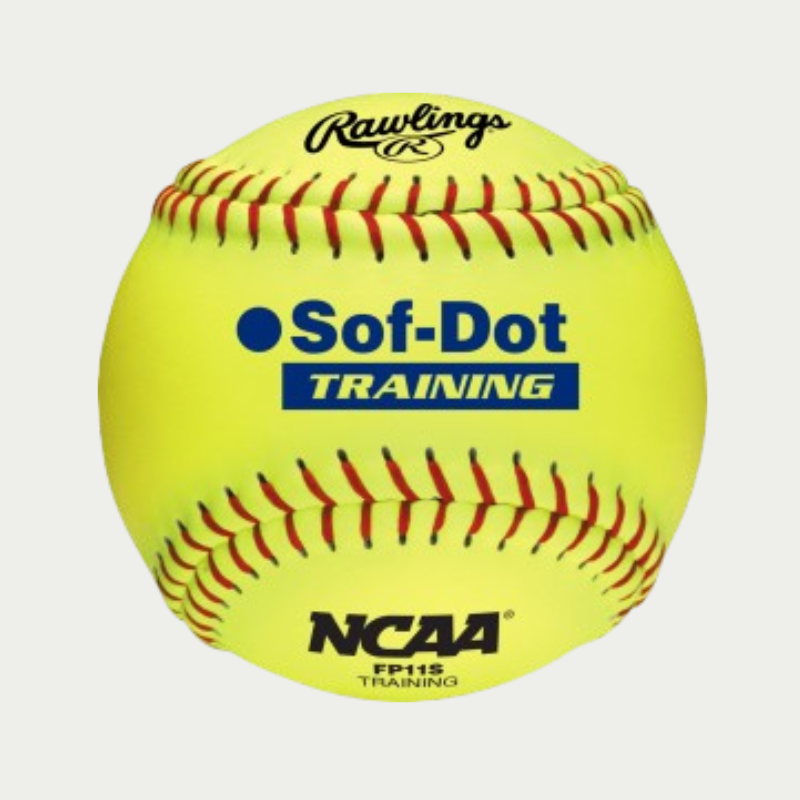 Rawlings FP12S 12-Inch NCAA Soft Poly-Core Fastpitch Training Softball